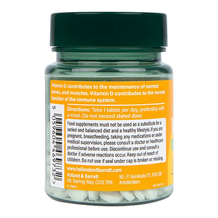Holland & Barrett Vitamin D 1000 I.U 25ug 240 Tablets
